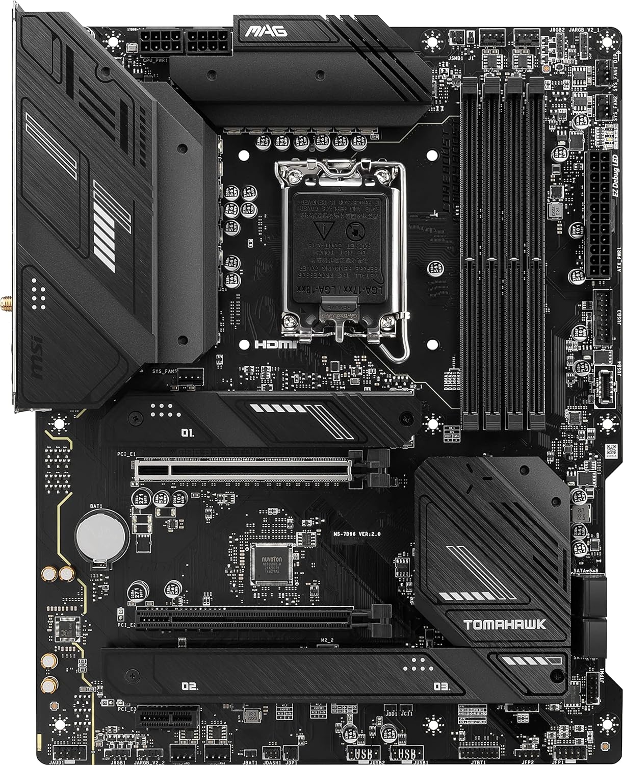 MSI Motherboard B760 TOMAHAWK WIFI DDR5 MSI Motherboard B760 TOMAHAWK WIFI DDR5